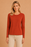 blusa segunda pele terracota  -1-